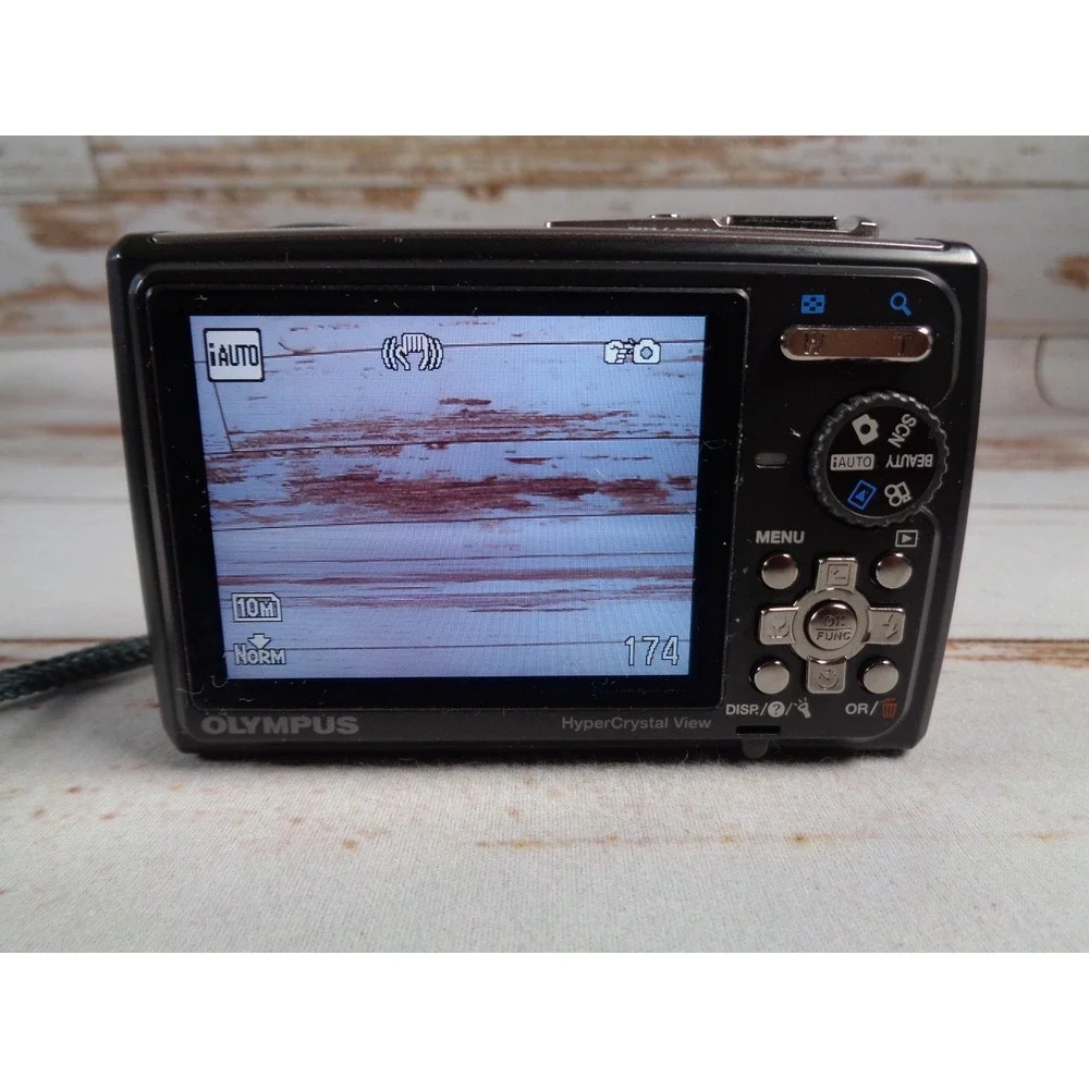 Olympus Stylus Tough-6000 Blue 10MP Waterproof Camera (No Charger)